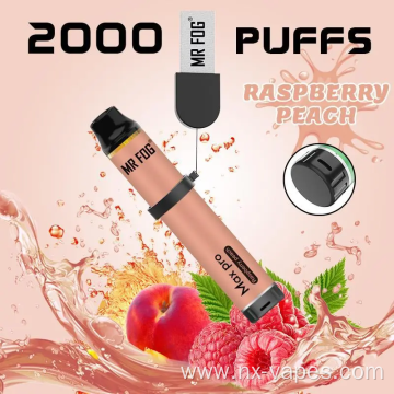 Wholesale Mr Fog Max Pro 2000 Disposable Vape